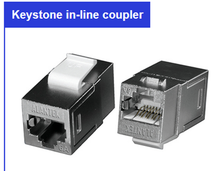 Keystone In-line Coupler, Plug & Boots
